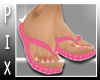 |Px| Pink Flip Flops