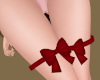 Red Thigh Bows