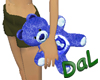 Blue A/P Logo teddy bear