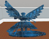 Lite Blue Angel Statue