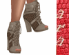 botines beis  elegante