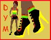 [DYM] Rasta Ankle Boots