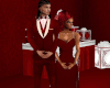 M Red Wedding Suit