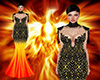 AK! Fire Phoenix Gown