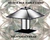 Silver Black Table Lamp