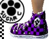 SC - Purp Check Sneakers