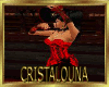 Sensual red corset tango