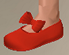 Kid's Red Bow Shoe