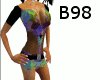 [B98] TyeDyed Busty suit
