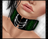 *CC*Chained collar green