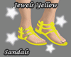 Jewels Yellow Sandals