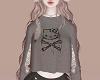 kitty knit gray