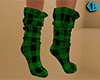 Green Socks Plaid (F)