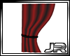 ZR Red Sideswept Curtain
