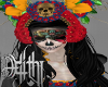 day of the dead head