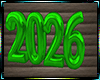 2026 3D SIGN Green