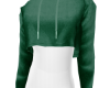 green crop hoodie | vv