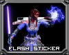 Sith Lord Flash Sticker