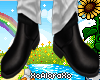 (A) Ankle Blk Boots