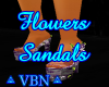 Flowers sandals, PD
