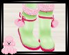 *SS* Pink Green Boots
