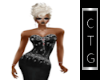 CTG  BLACK STRAPLESS