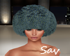 Fur Hat-Navy/Gold