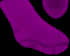 purple sock heels