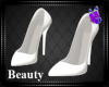 B♥ Glam Heels White