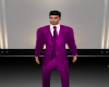 suit jacket L purple W