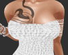 sw White Strapless Dress