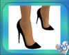 perf black heels