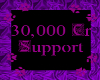 30K Support Sticker