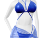 PW/Blue Bikini+Sarong