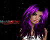 Jill Hair Black Purple