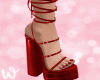 W| Red heels P
