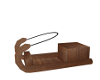 Animated Wooden Sled