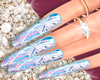 Glitter Rings Nails