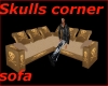 Skulls corner couch