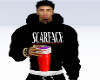 ScarFace Hoodie Blk