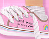 ! skate shoes pink