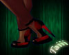[TT]Red/blk bow heel