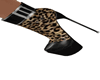 Leopard Drape Heels