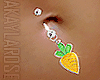 CARROT BELLY RING