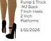 [BB] Pump 1 Thick MJ Bla
