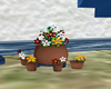 greek flower pot