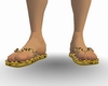 [JD] Cheetah Flip Flops