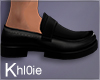 K black loafer shoes