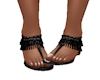 S4E Black Native Sandals