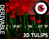 Tulips box planter